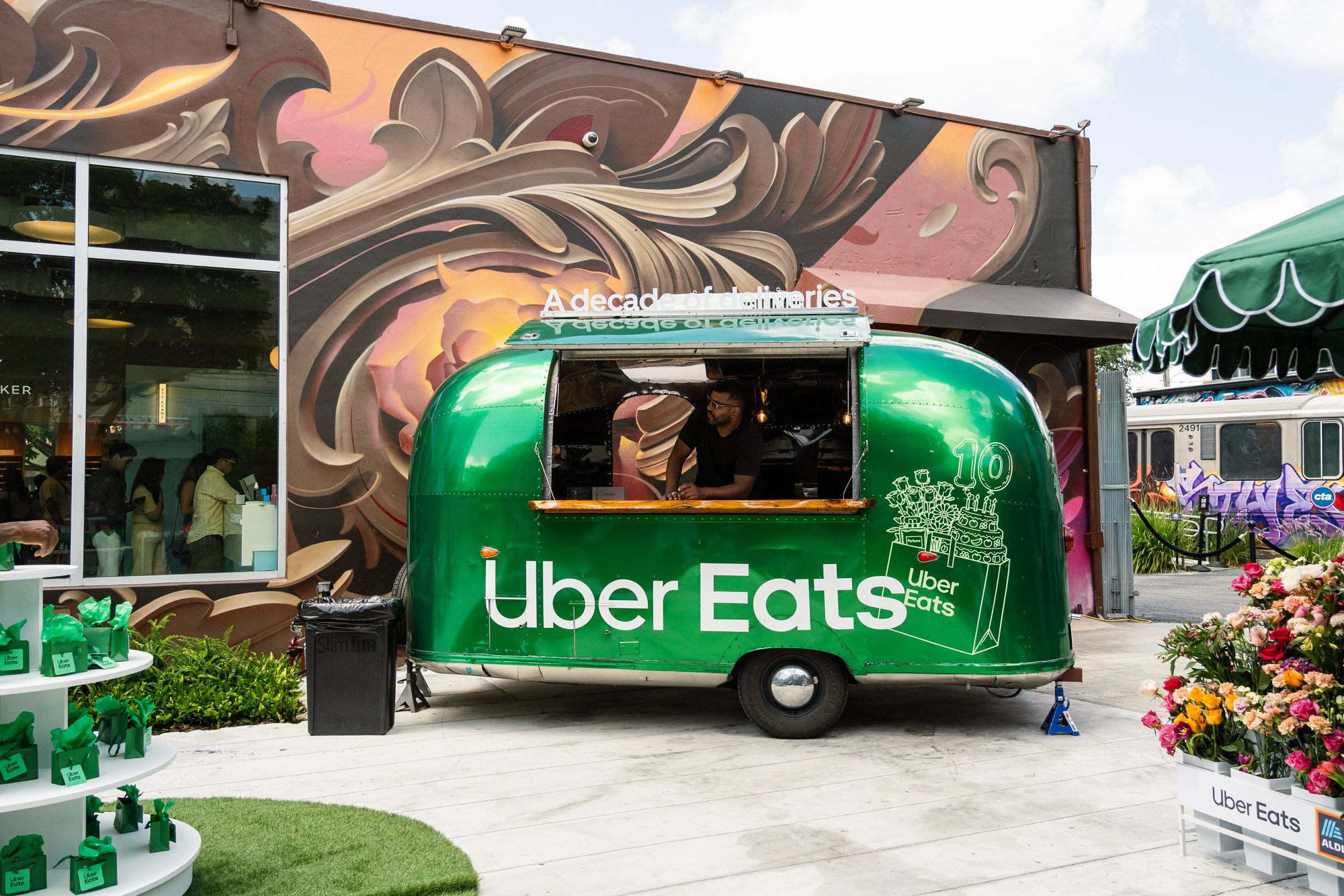 Uber Eats Airstream
